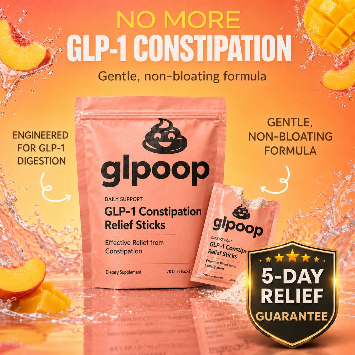 Glpoop 2 Pack Rescue Plan — Peach Mango